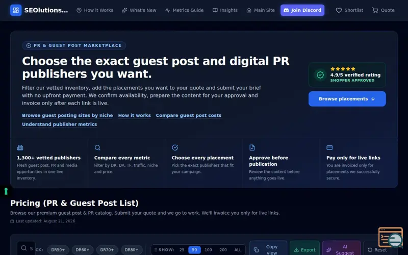 Screenshot of Pr