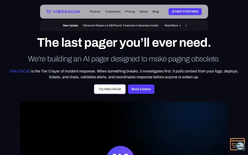 Screenshot of Vibranium Labs
