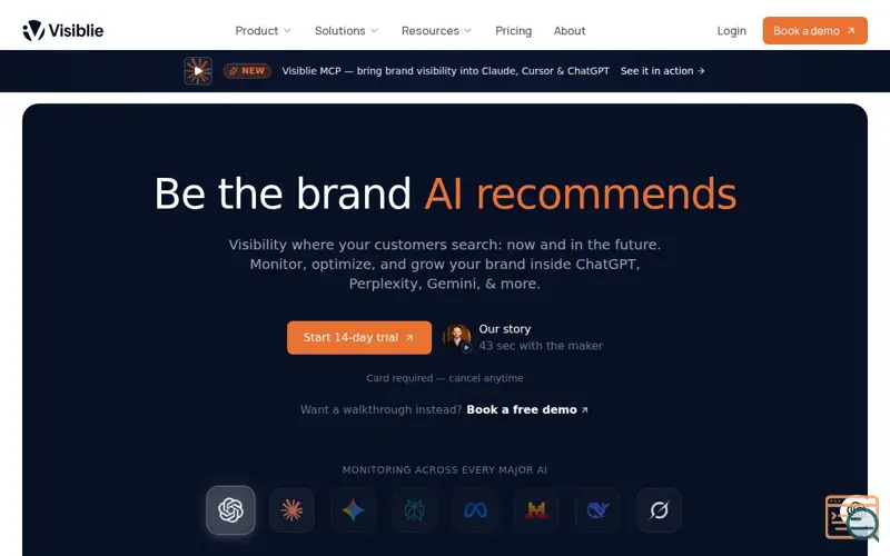Screenshot of Visiblie