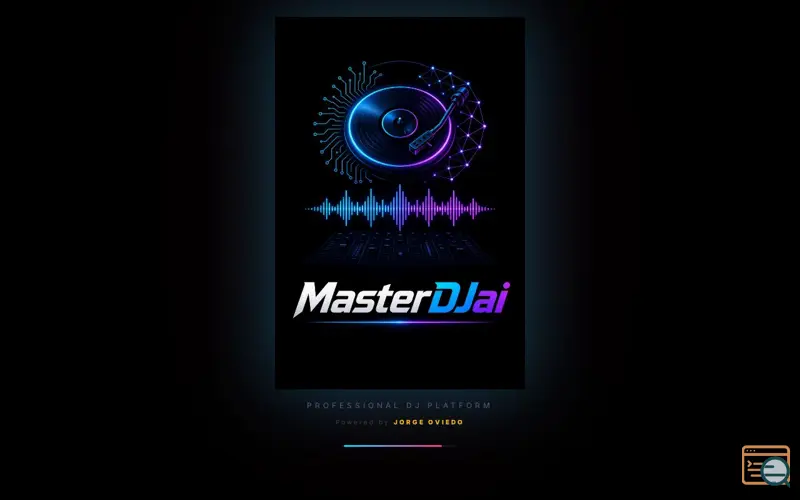 Screenshot of MasterDJ AI — Professional DJ Platform