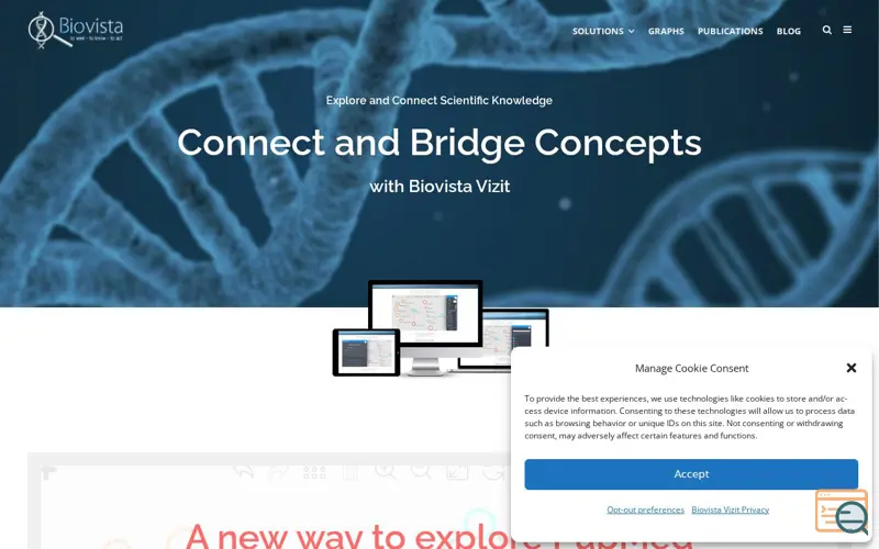 Screenshot of Biovista