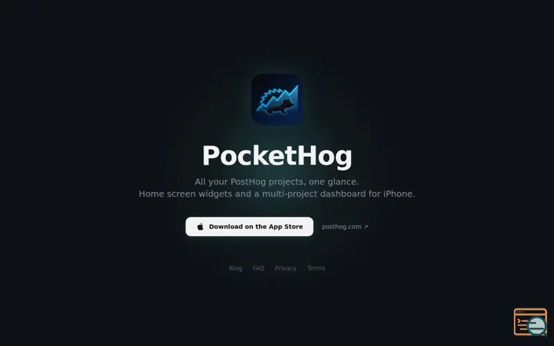 Screenshot of PocketHog