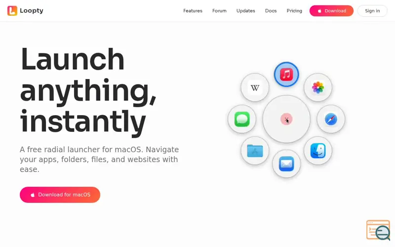 Screenshot of Loopty