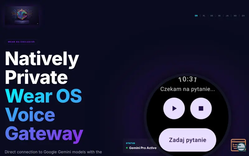Screenshot of Haiks Voice Companion for Wear OS