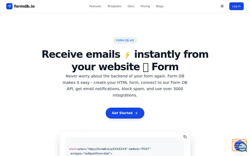 Screenshot of FormDB