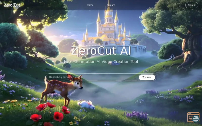 Screenshot of ZeroCut AI Video Agent