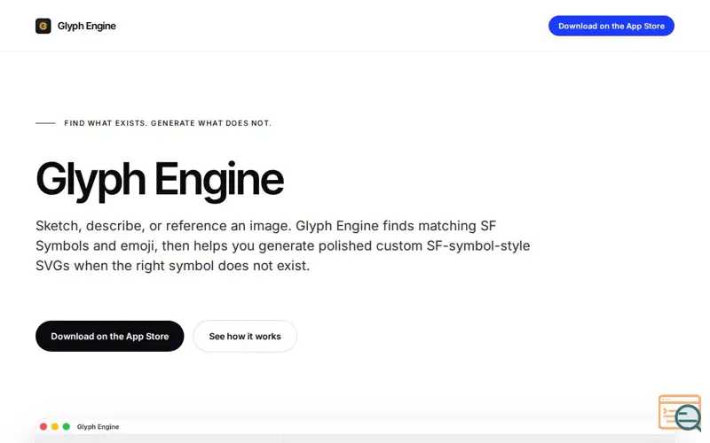 Screenshot of Glyph Engine