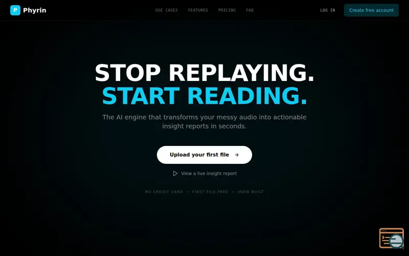 Screenshot of Phyrin