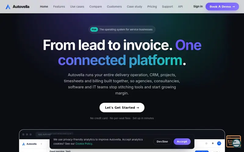 Screenshot of Autovella