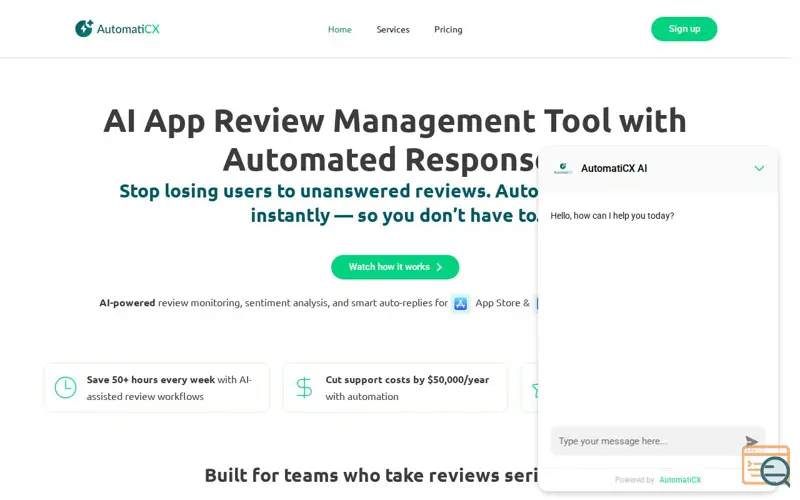 Screenshot of Automaticx.ai