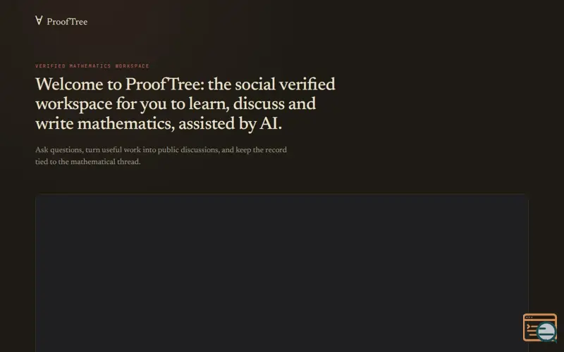 Screenshot of Prooftree
