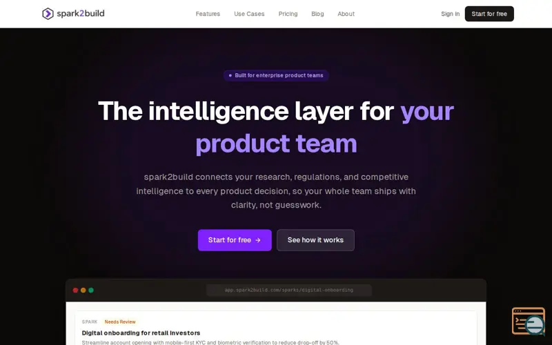 Screenshot of Spark2Build