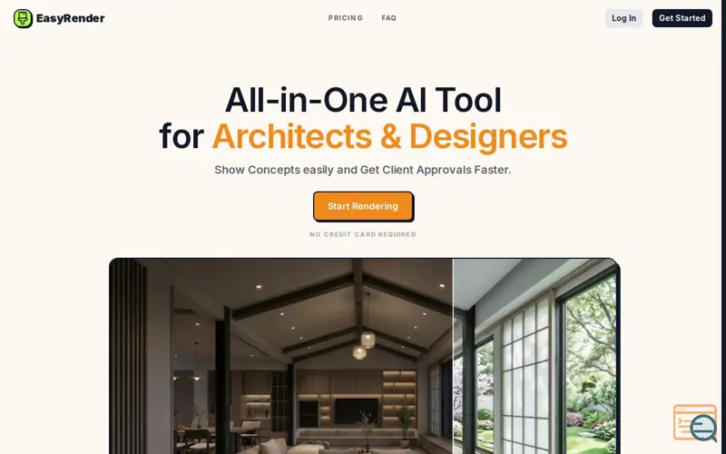 Screenshot of EasyRender