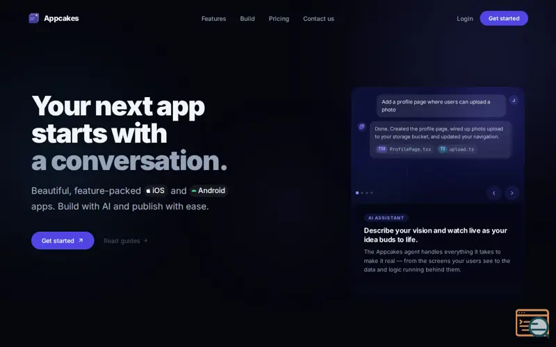 Screenshot of Appcakes