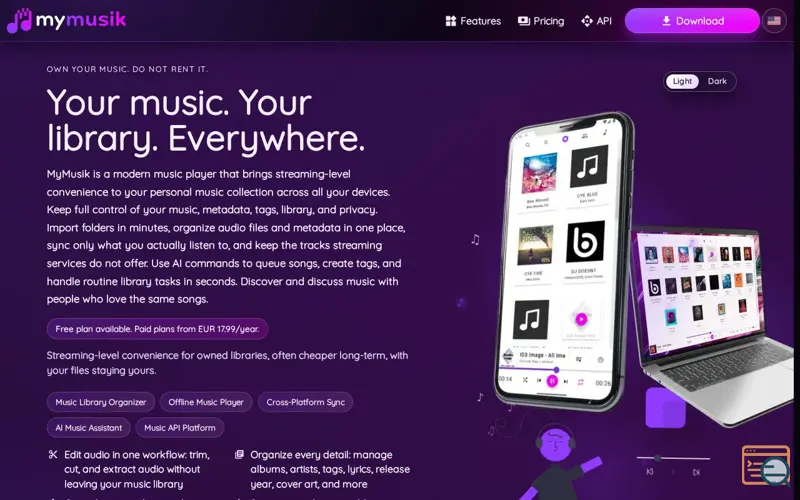 Screenshot of MyMusik