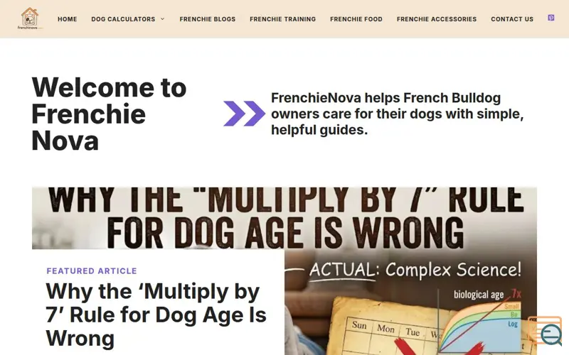 Screenshot of Frenchie Nova