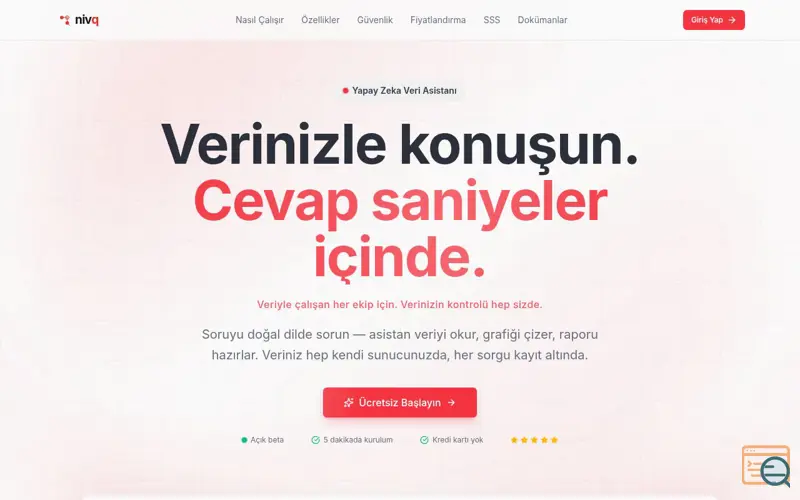 Screenshot of nivq