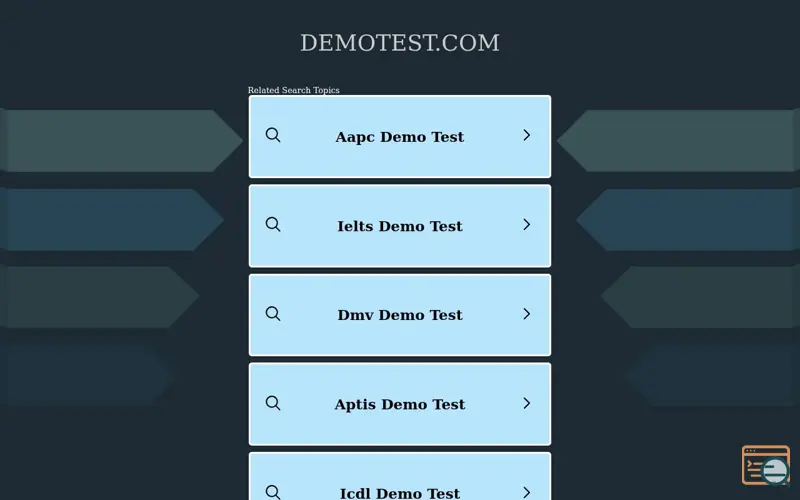Screenshot of test test 