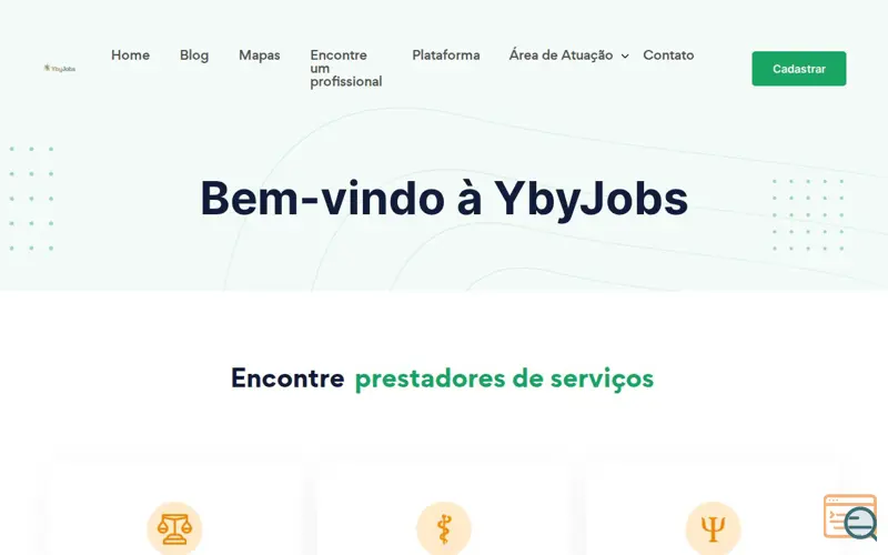 Screenshot of Ybyjobs