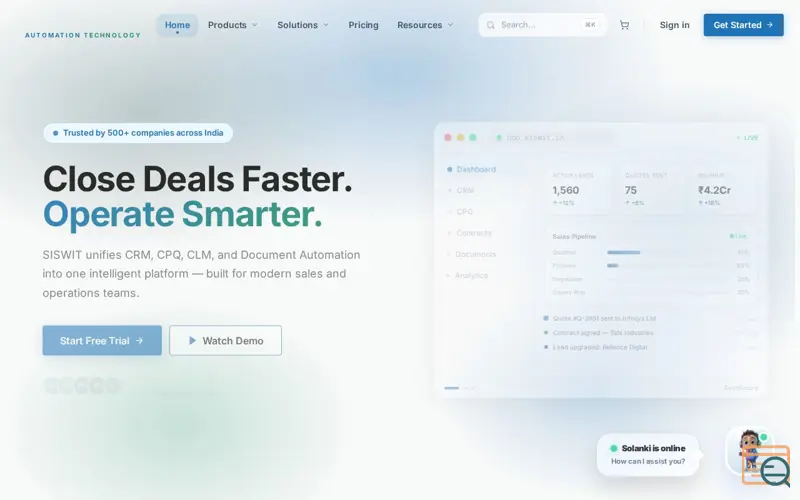 Screenshot of SISWIT
