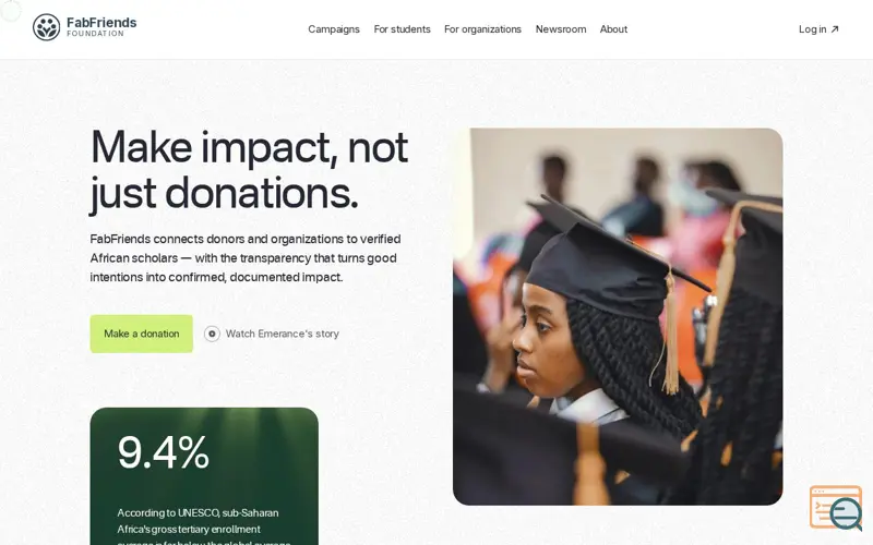 Screenshot of Joinfabfriends