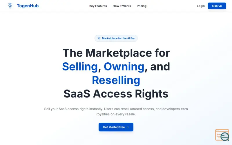 Screenshot of TogenHub