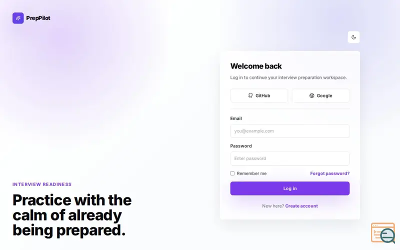 Screenshot of preppilot AI, a launch using Render