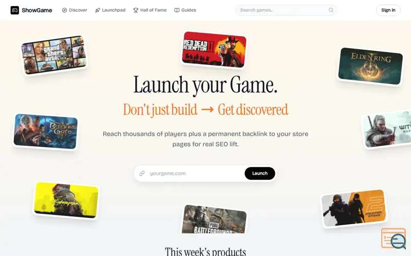 Screenshot of ShowGame