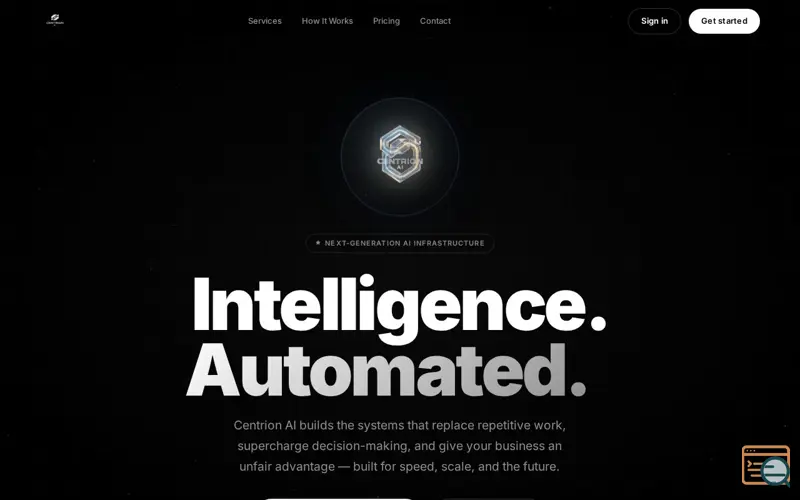 Screenshot of Centrion AI