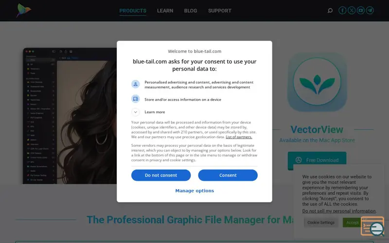 Screenshot of VectorView