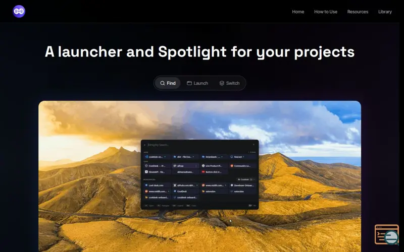 Screenshot of CoolDesk