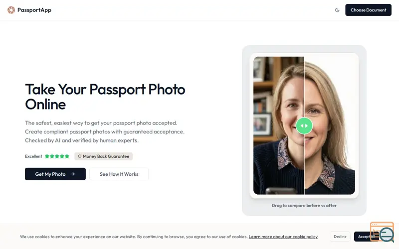 Screenshot of PassportApp