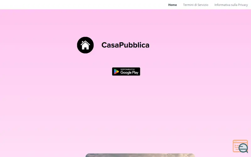 Screenshot of CasaPubblica