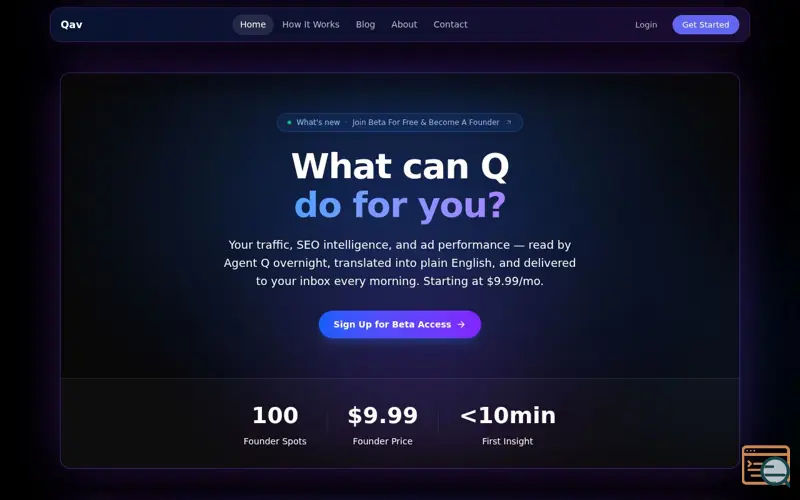 Screenshot of Qav