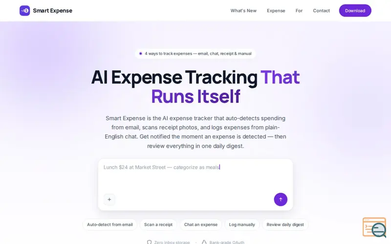 Screenshot of Smart Expense: AI Expense Tracker