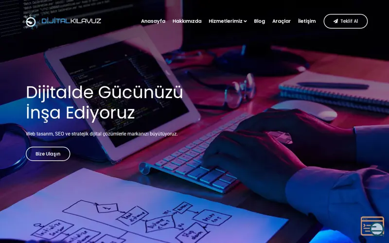 Screenshot of Dijital Kılavuz