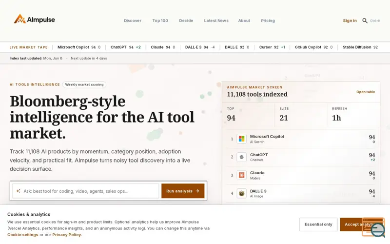 Screenshot of AImpulse