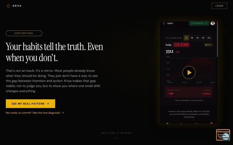 Screenshot of Kriya | Daily Habit and Routine Builder