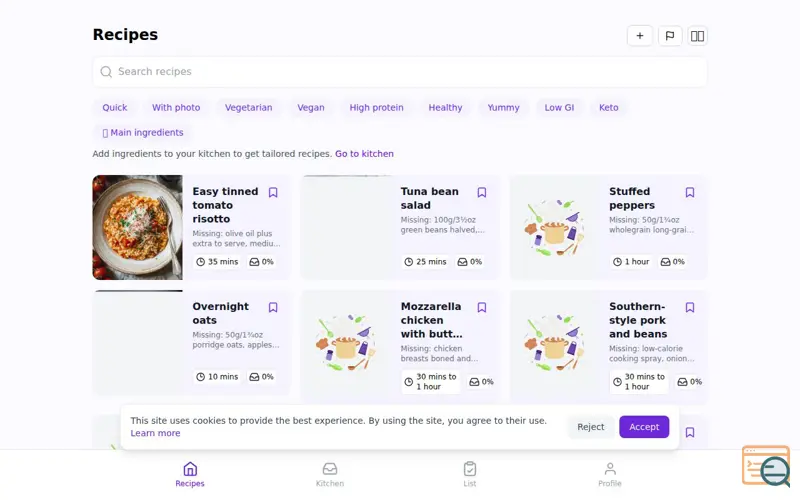 Screenshot of The Fridge