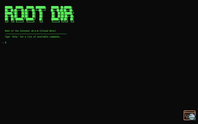 Screenshot of root dir
