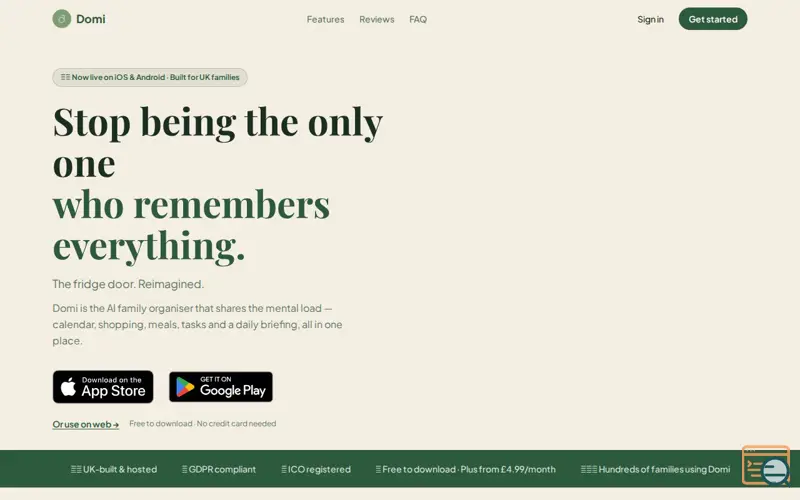 Screenshot of Domi Home: Family Organiser
