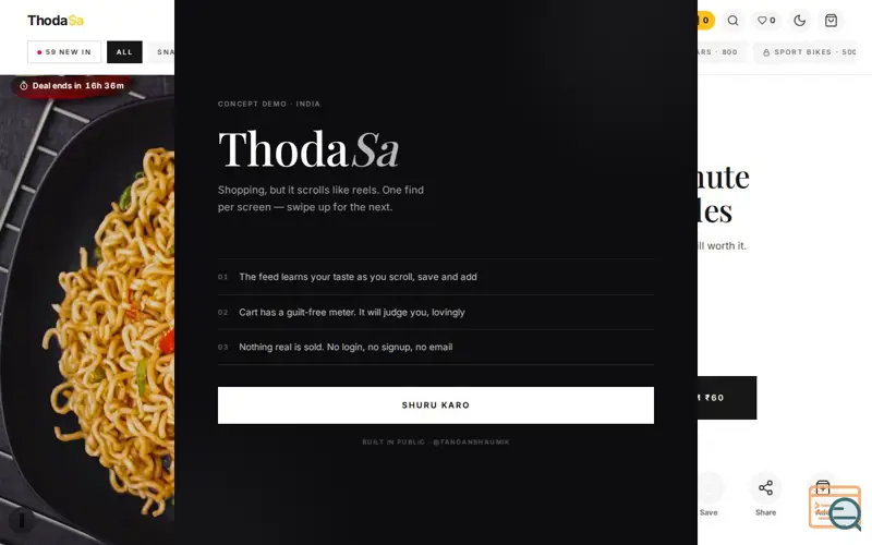 Screenshot of Thodasa