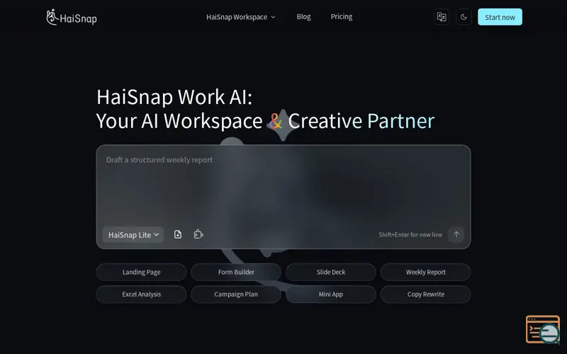 Screenshot of HaiSnap AI