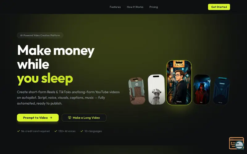 Screenshot of VidsHero