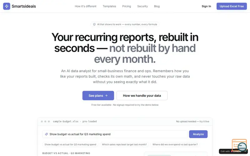 Screenshot of Smartsideais