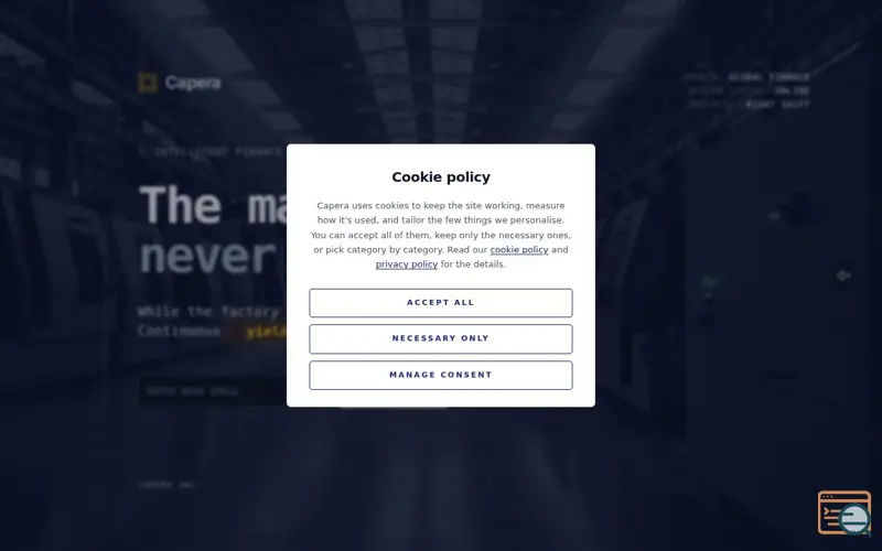 Screenshot of Capera