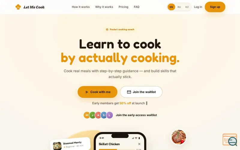 Screenshot of Let Me Cook