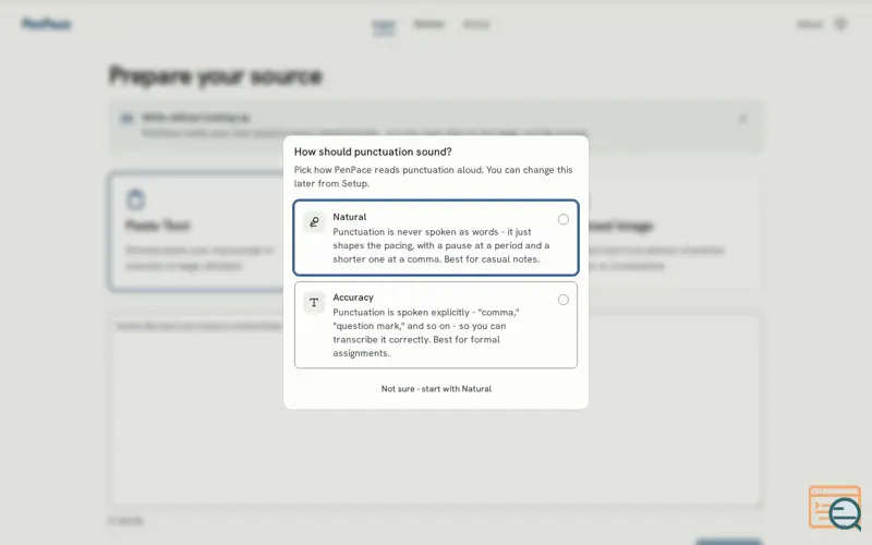 Screenshot of PenPace
