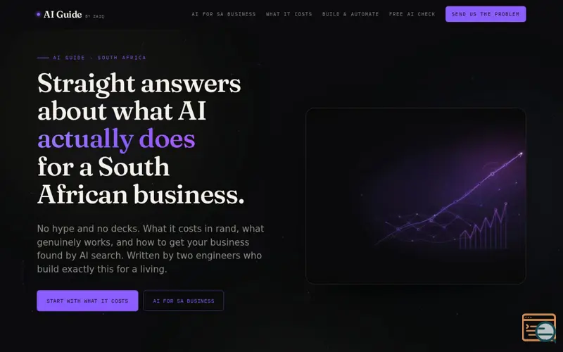 Screenshot of AI Guide