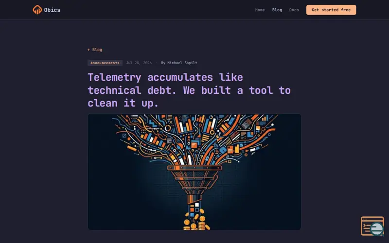 Screenshot of Obics